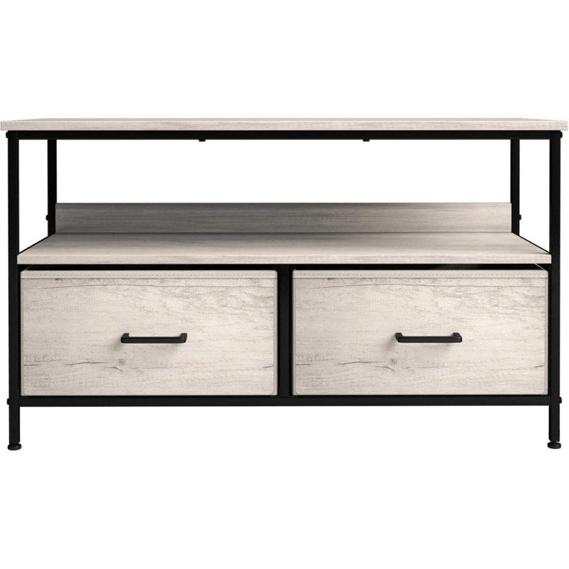 Sorbus TV Stand Dresser With 2 Drawers Television Riser Chest With